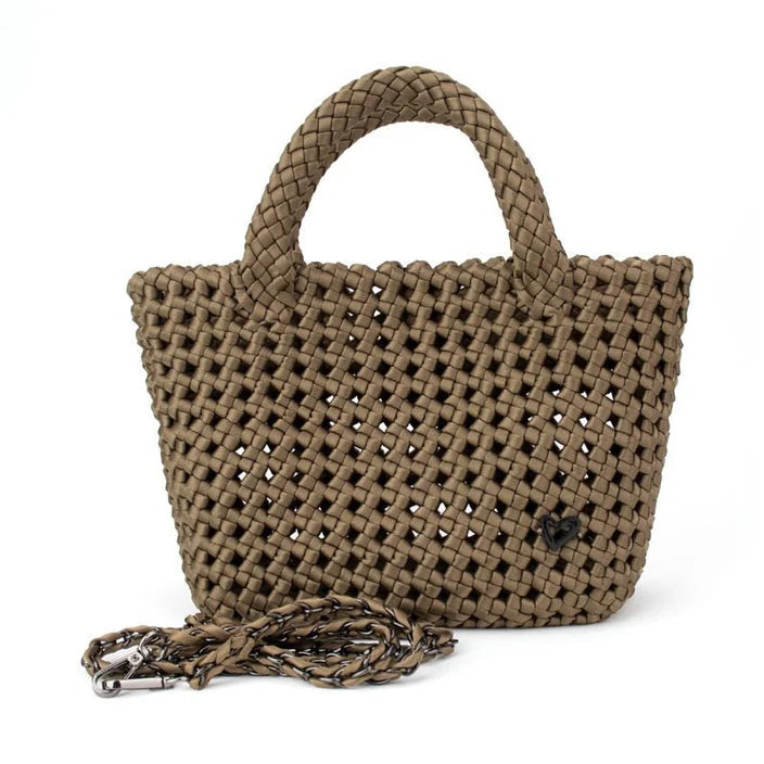 Cambridge Small Hand-knotted Tote - taupe
