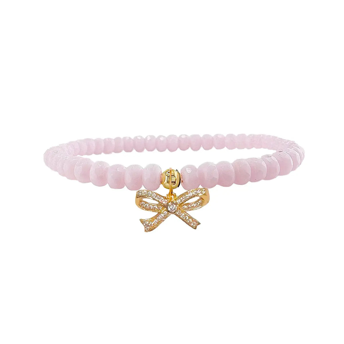 Joli bracelet nœud en zircon cubique