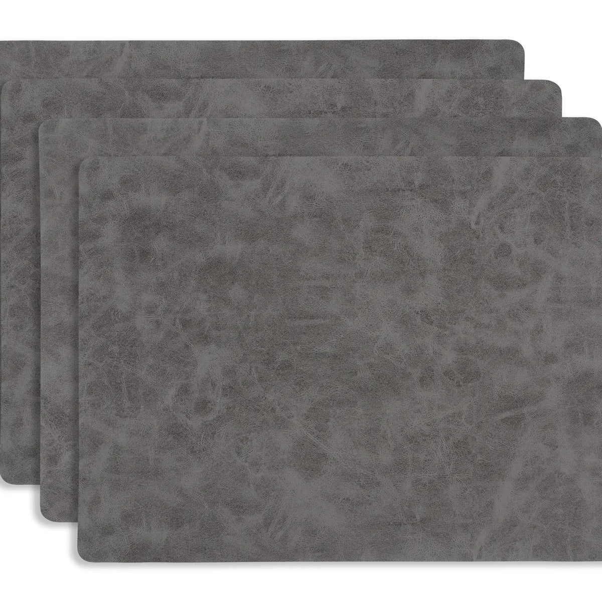 Set de table en similicuir gris