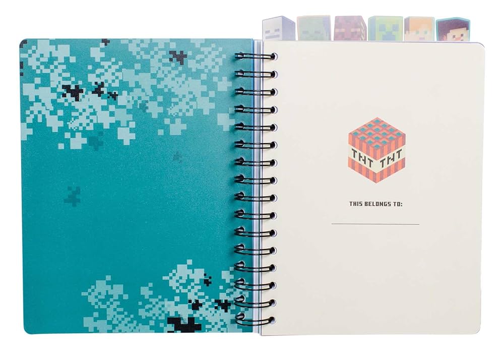 Minecraft spiral notebook - survival mode