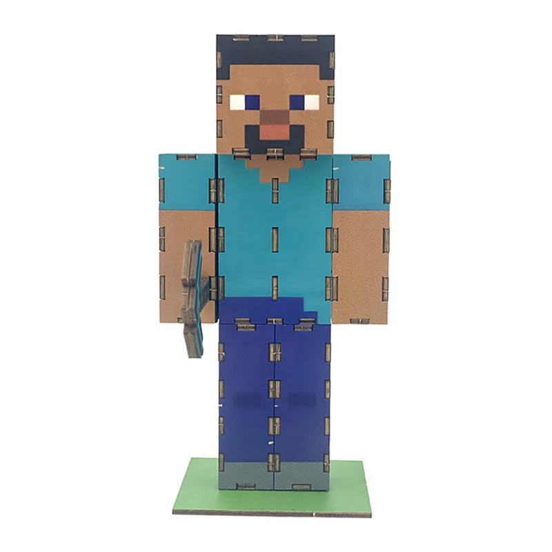 Minecraft 3D wood model