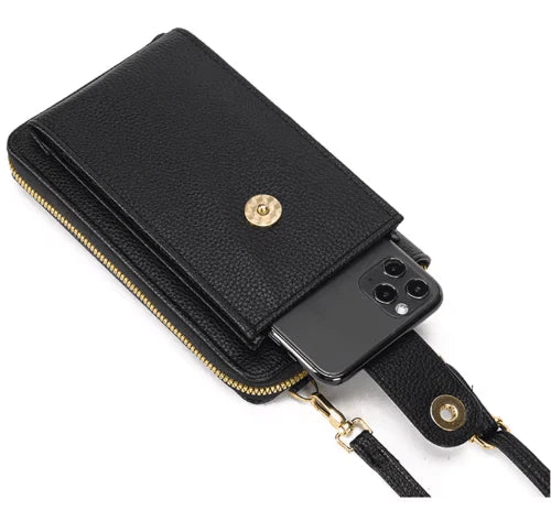 Pochette de téléphone en cuir vegan