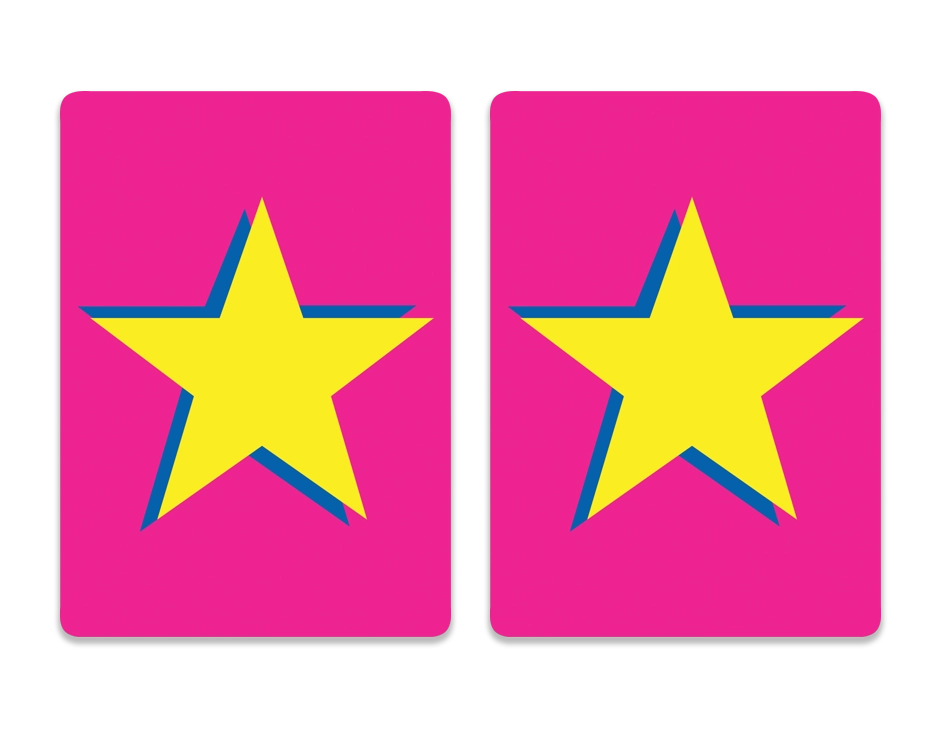 2 jeux de cartes - Motif lèvres