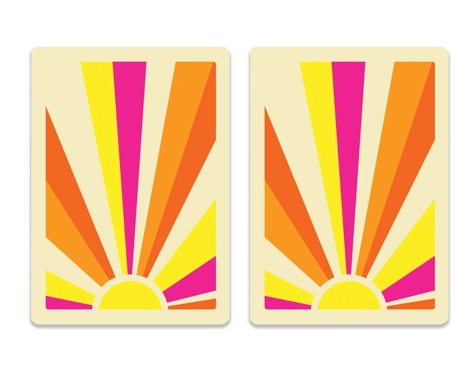 2 jeux de cartes - Motif lèvres