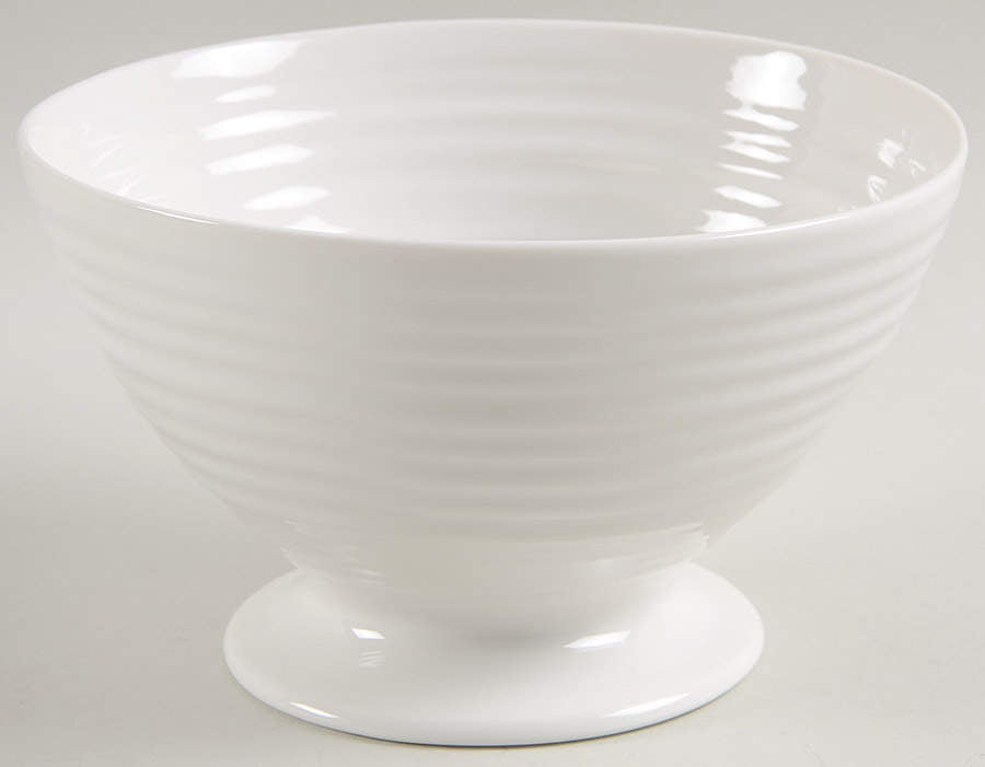 Bol sur pied blanc Sophie Conran