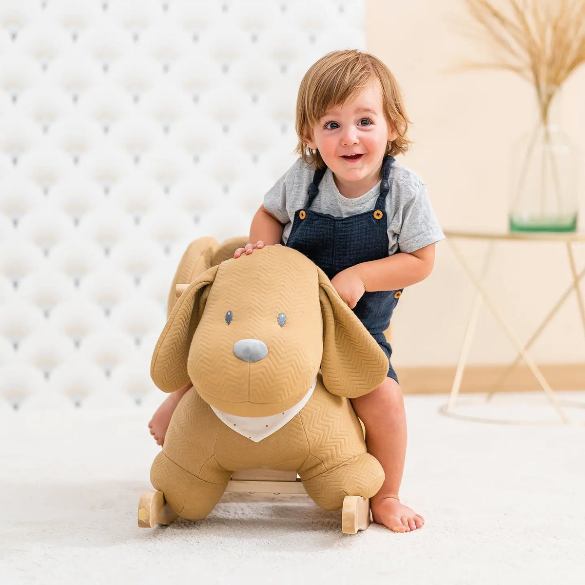 Personalized Puppy Dog Rocker - brown