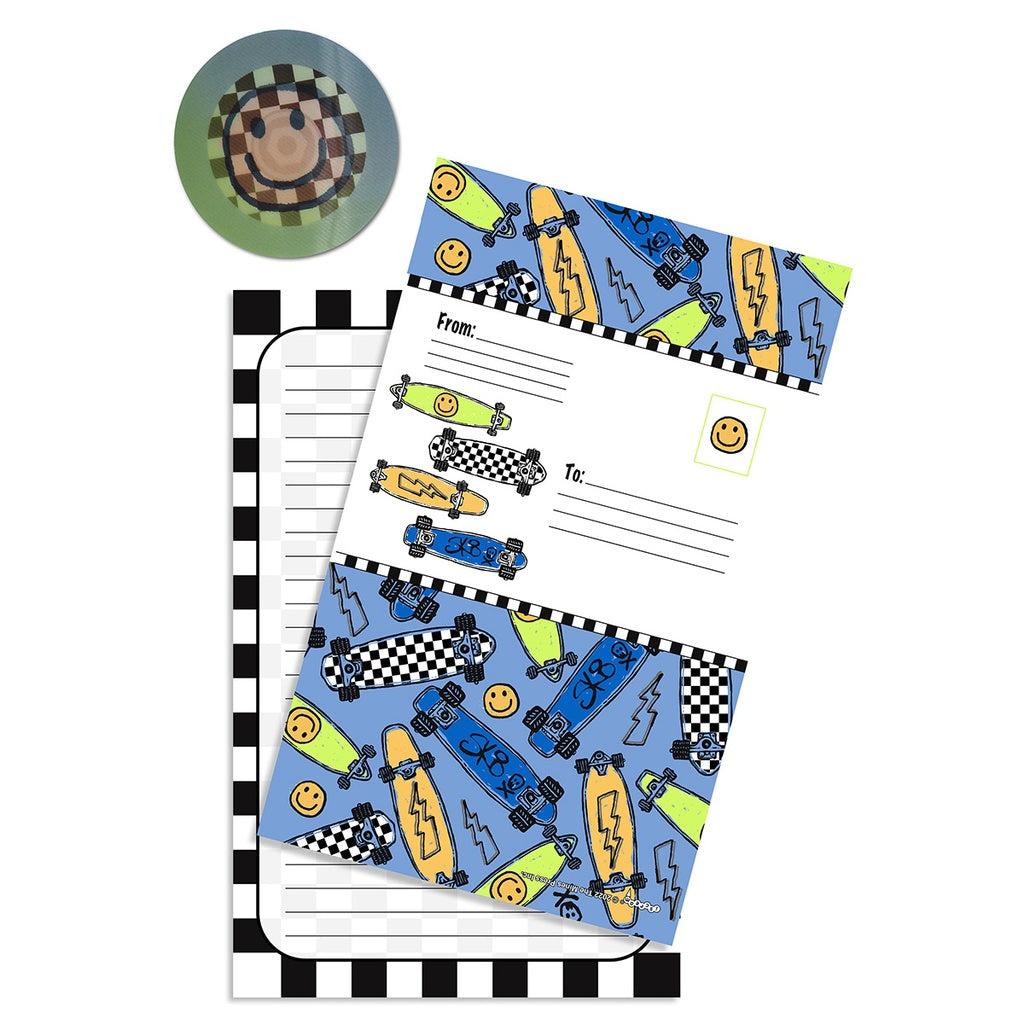 SK8 CARTES PLIÉES EN DEUX