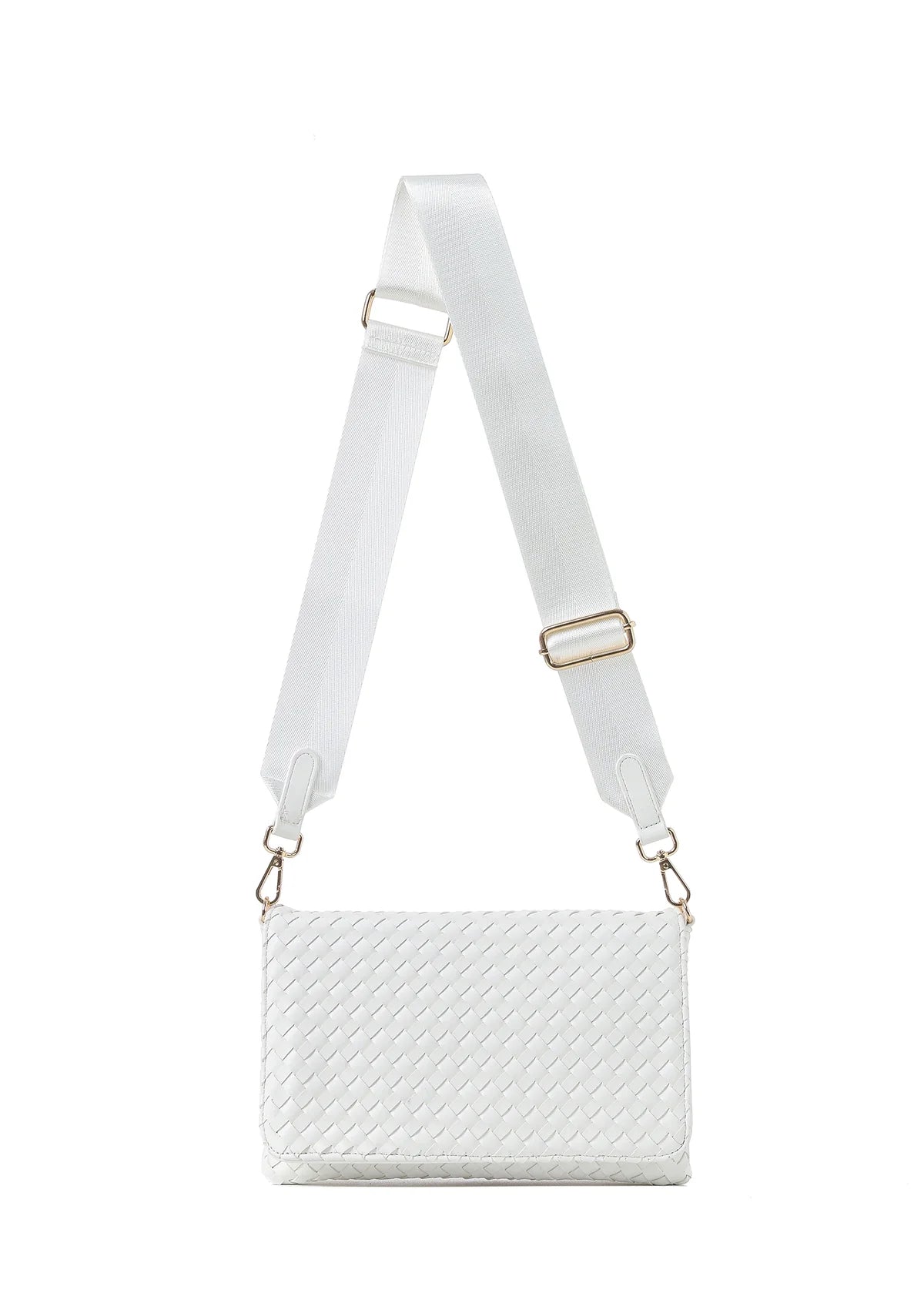 Bandoulière en cuir vegan tressé - Nuage