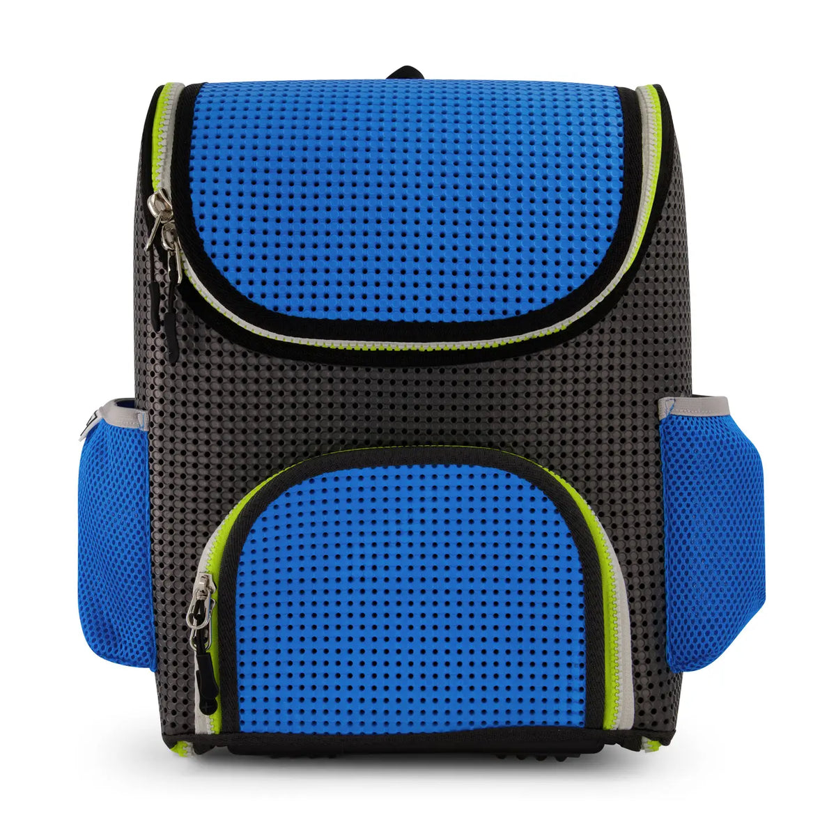 Sac à dos étudiant bleu électrique