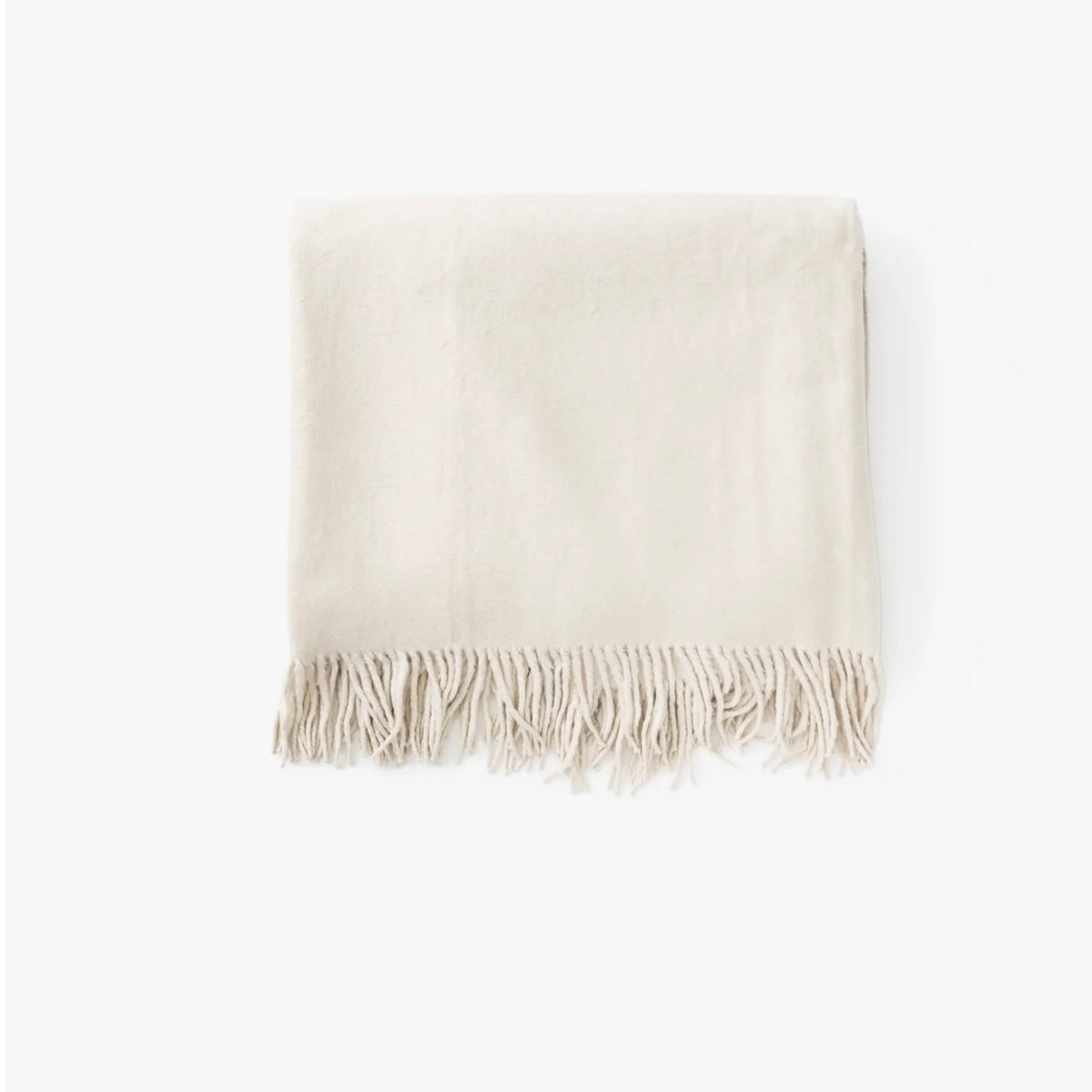 Couverture 100 % soie - ivoire