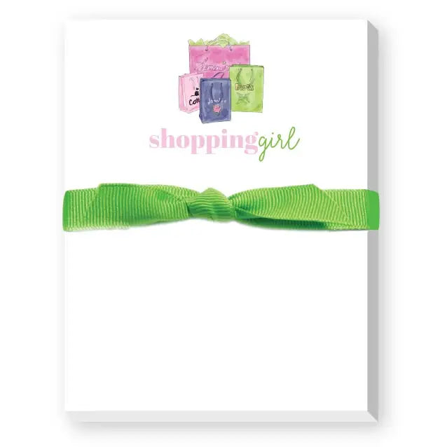 Mini bloc-notes Shopping Girl 