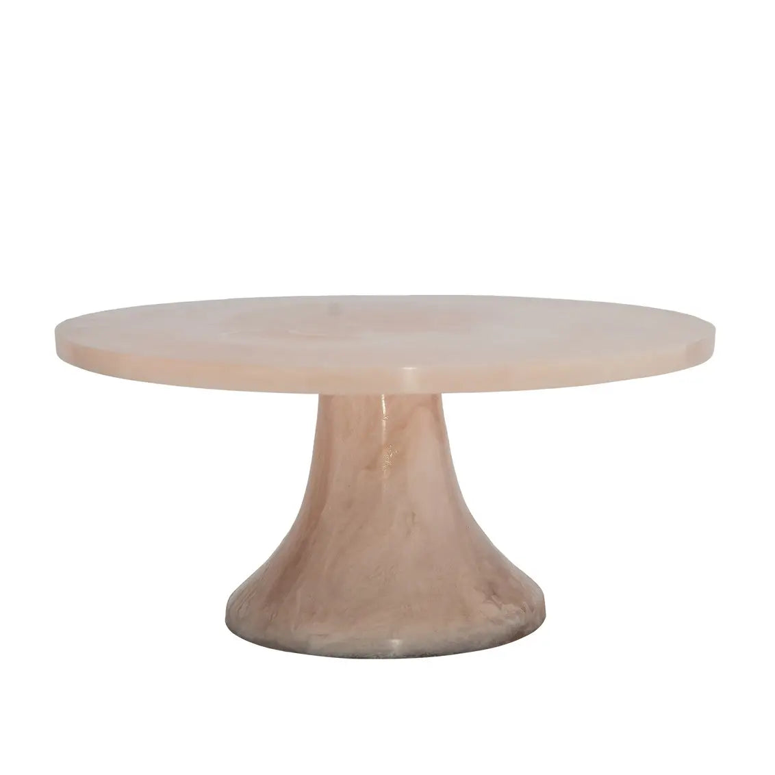 Présentoir à gâteaux en résine rayonnante - blush