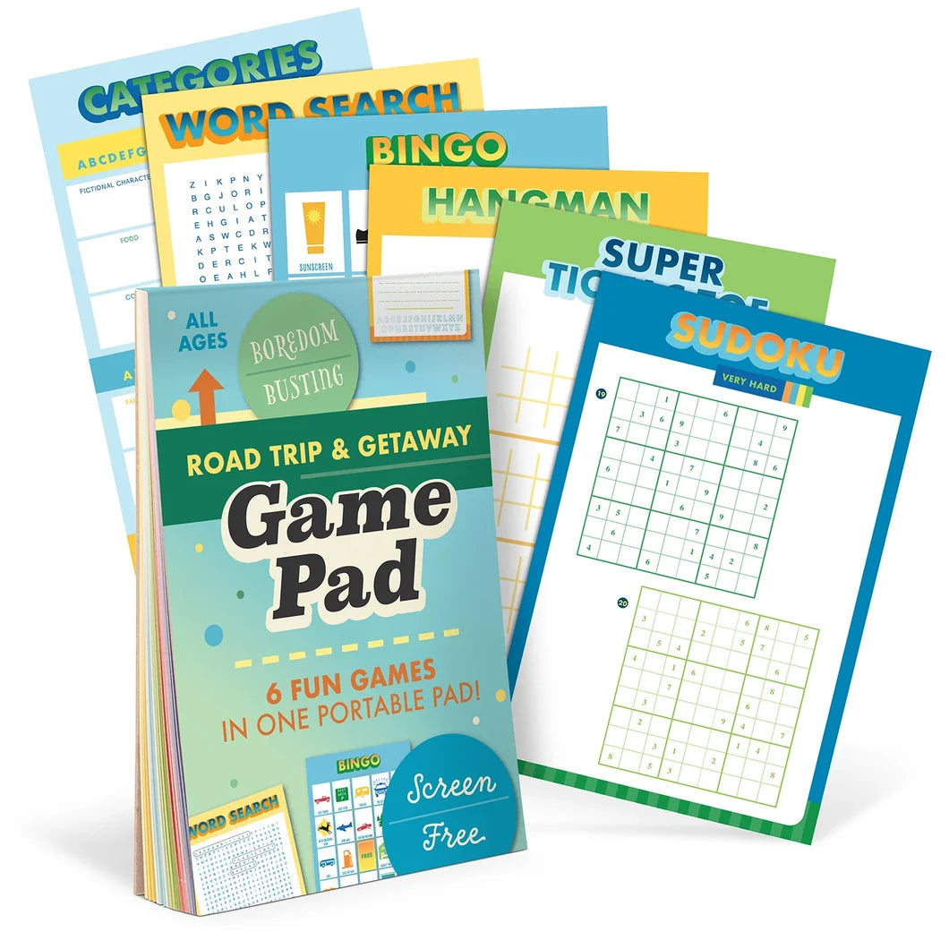 Road trip and getaway game pad