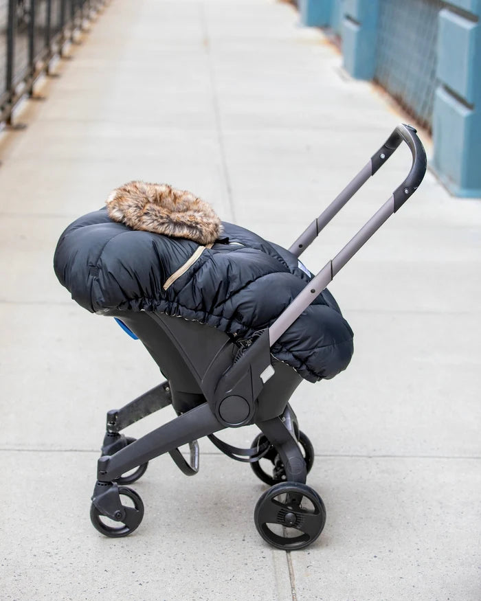 7AM Car Seat Cocoon- black Tundra