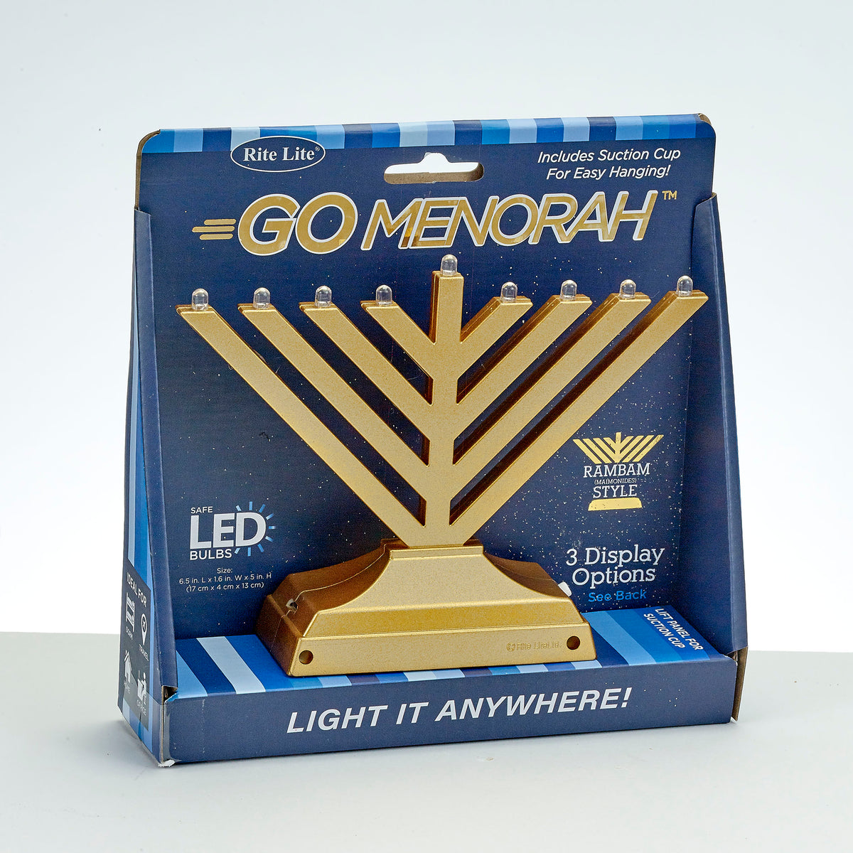 menorah à led rambam - or