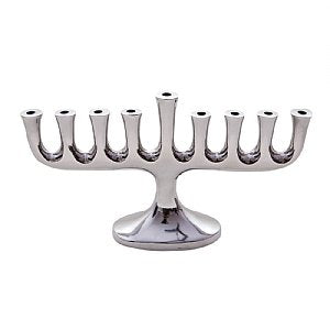 Menorah moderne et élégante en aluminium