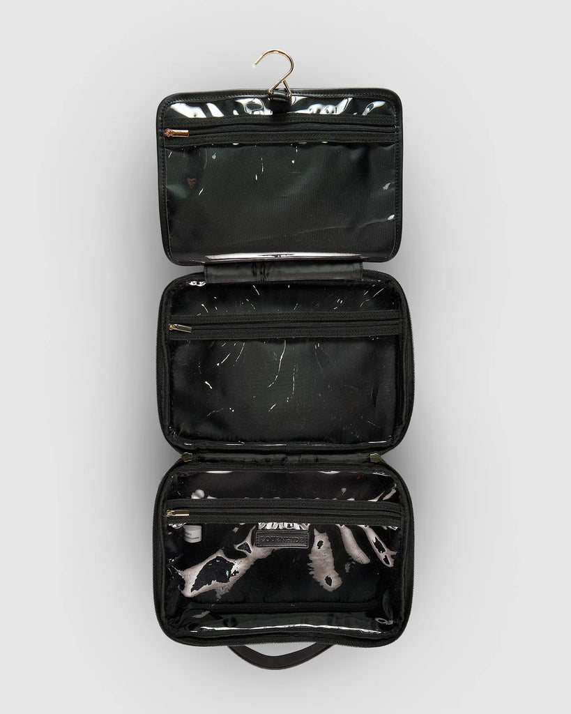 TROUSSE À COSMÉTIQUE À SUSPENDRE - NOIRE