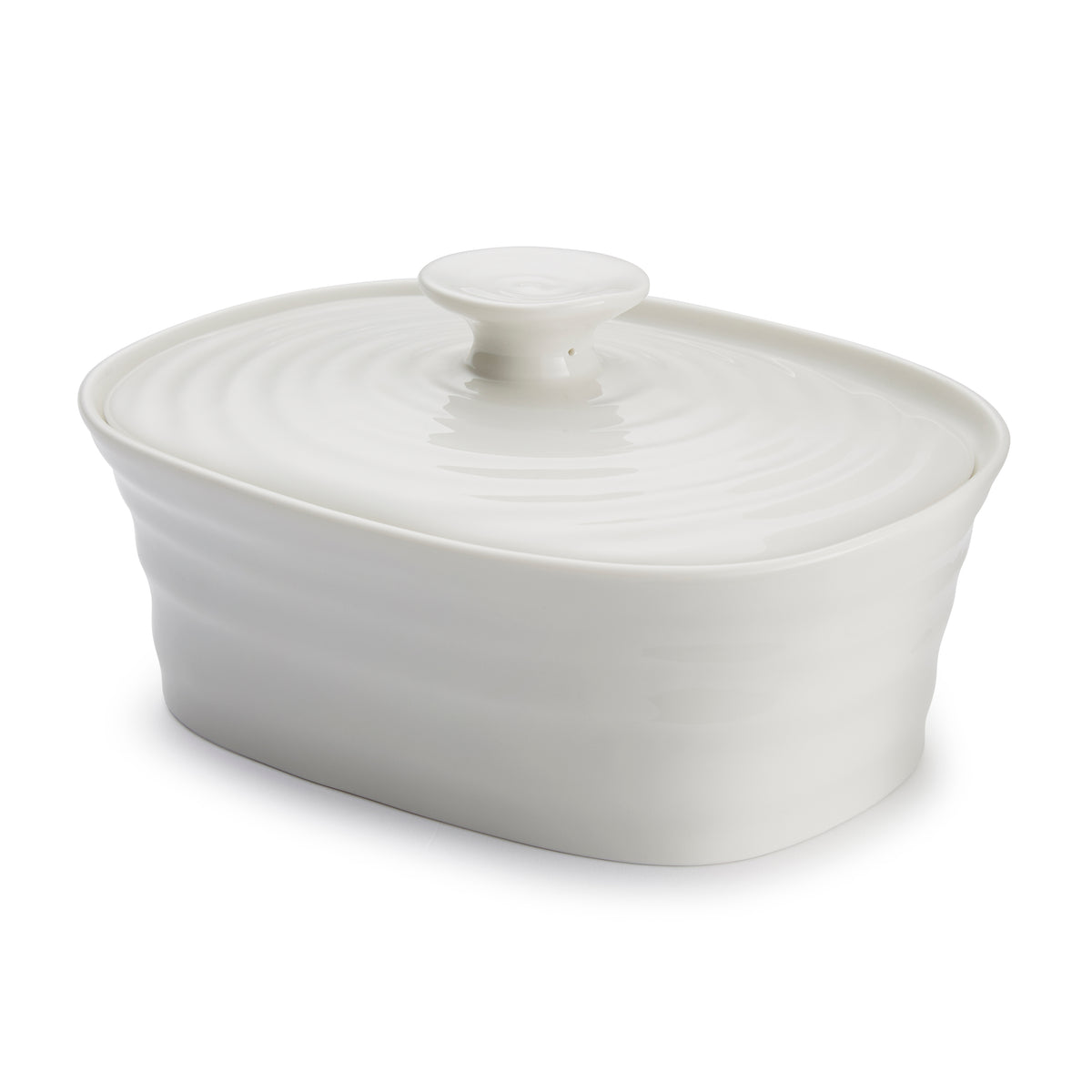 Sophie Conran White Covered Butter Dish