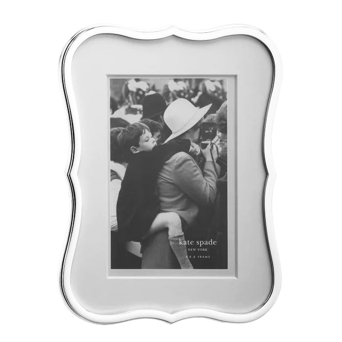 Kate Spade Crown Point 4"X 6" Silver Frame