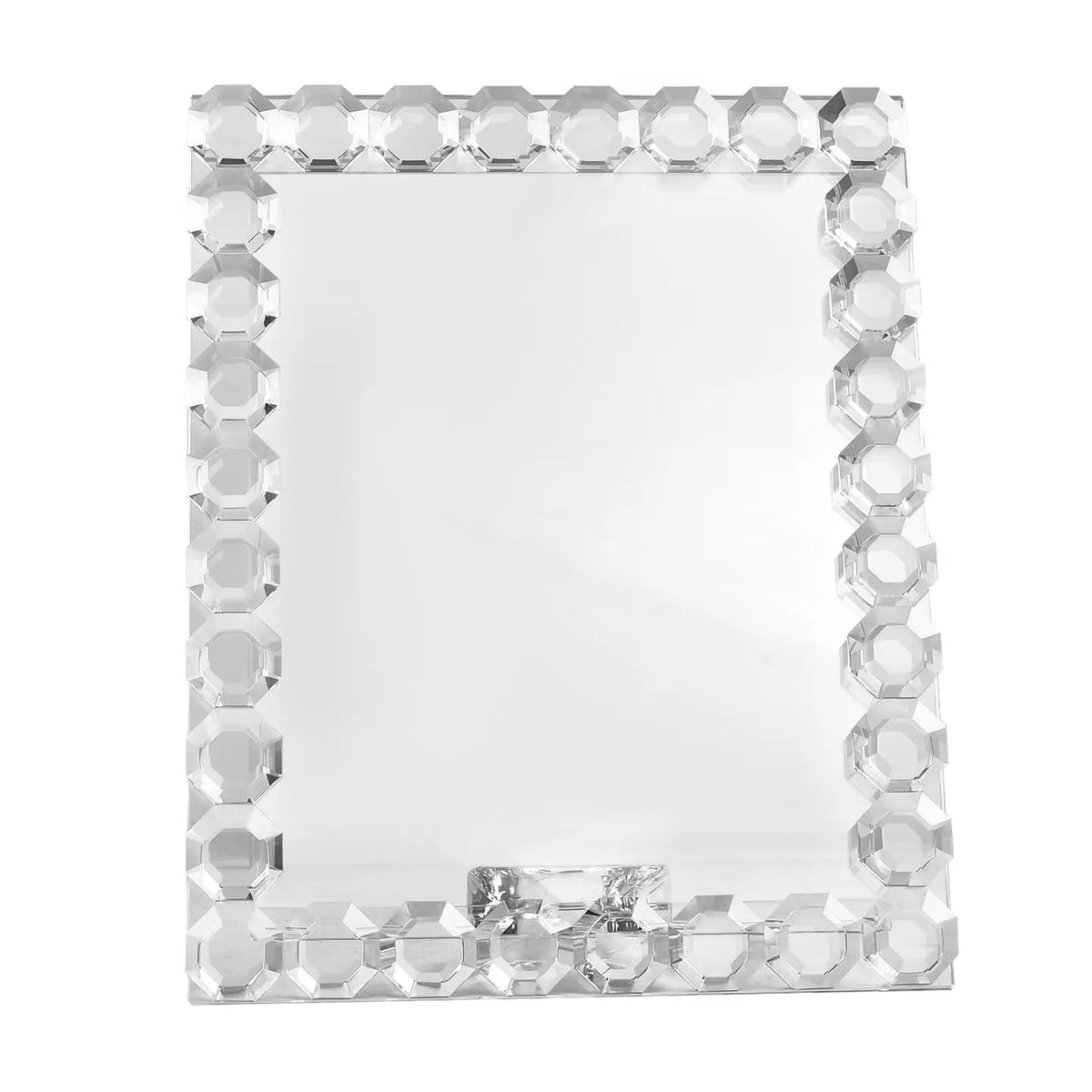 Cadre photo octogonal en cristal 8" x 10"