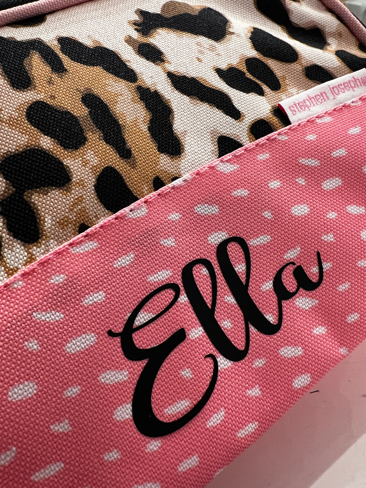Personalized Toiletry Bag - Leopard