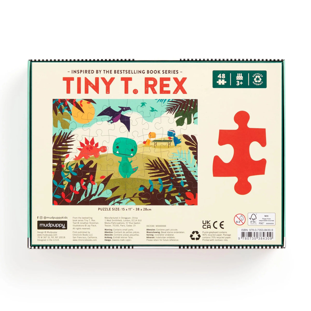 Puzzle Tiny T.Rex 48 pièces