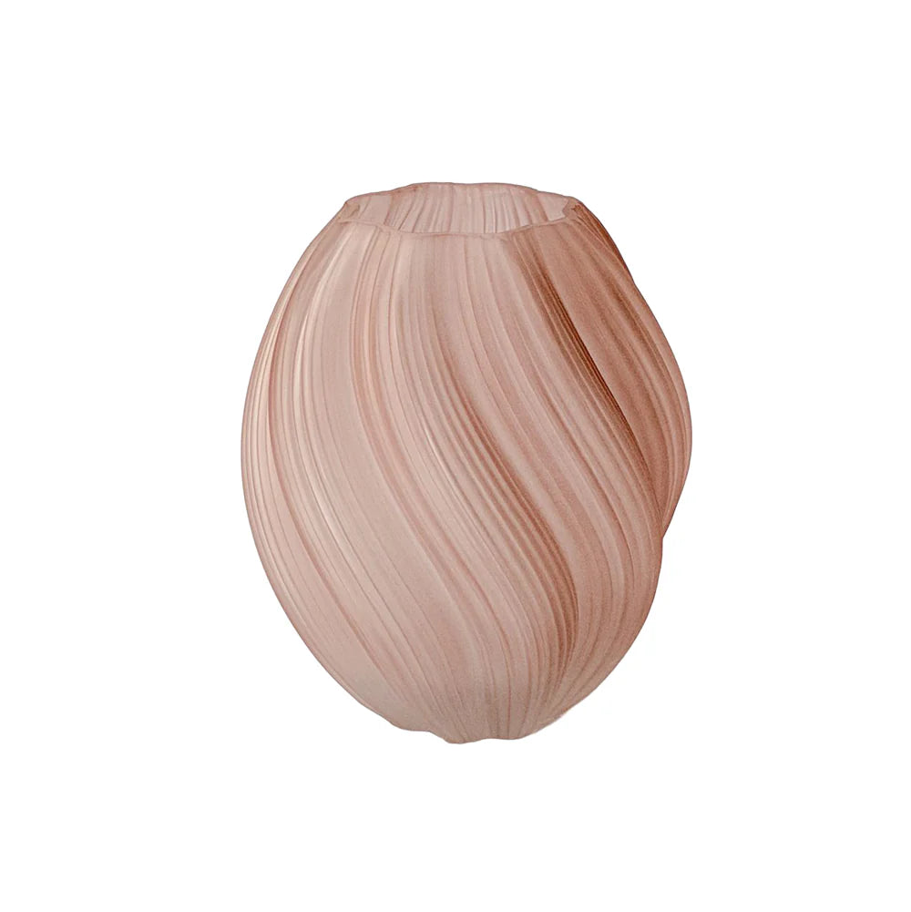 Twisted Swirl Vase Large - Pink