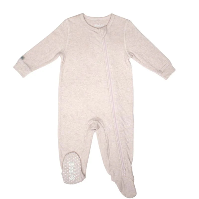Baby footed Sleeper -  Rosewater Fleck