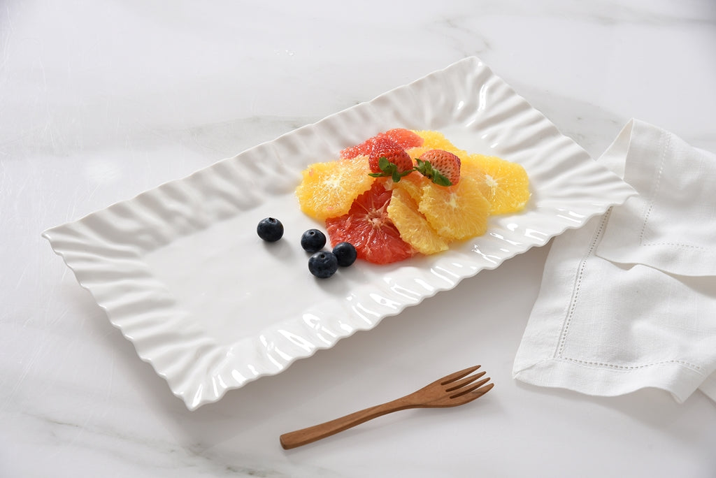 Pampa Bay Mascali Bianca Rectangular Tray