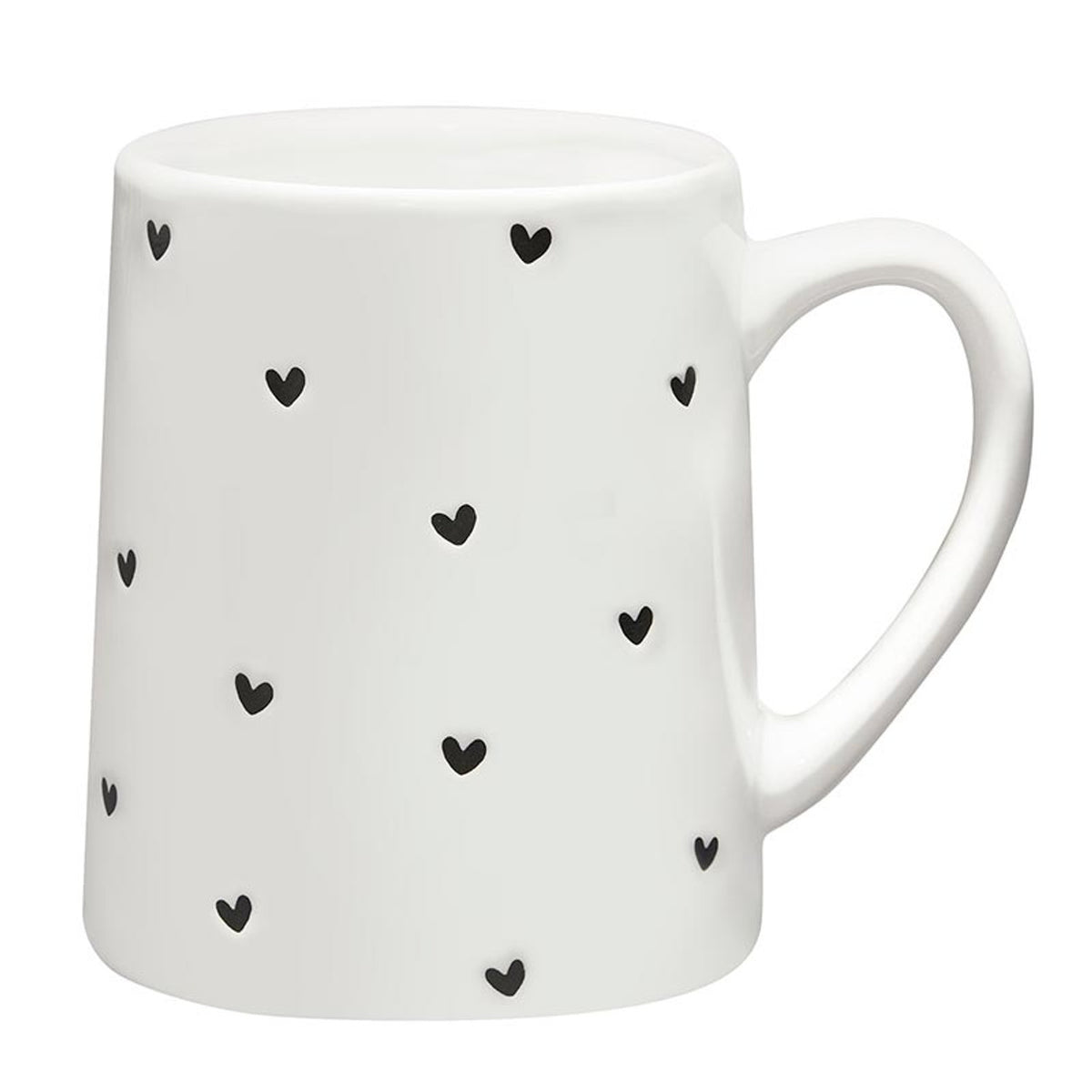 Tasse conique en forme de cœur