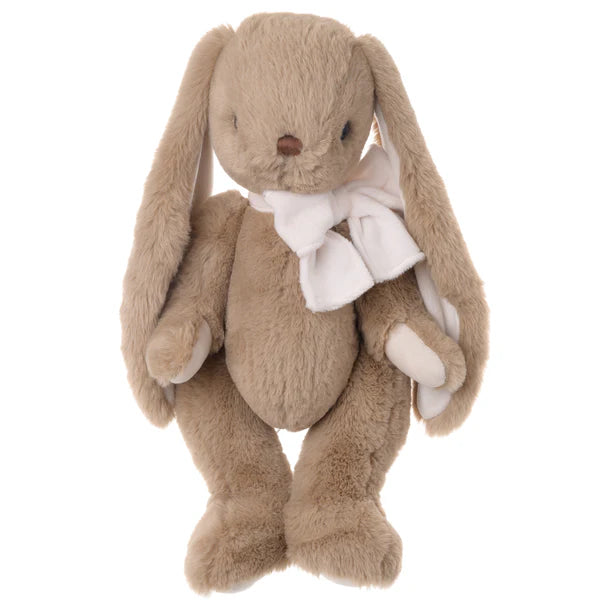 Grand lapin brun avec un nœud papillon