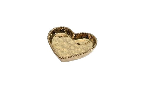 Mini plat cœur en porcelaine Pampa Bay