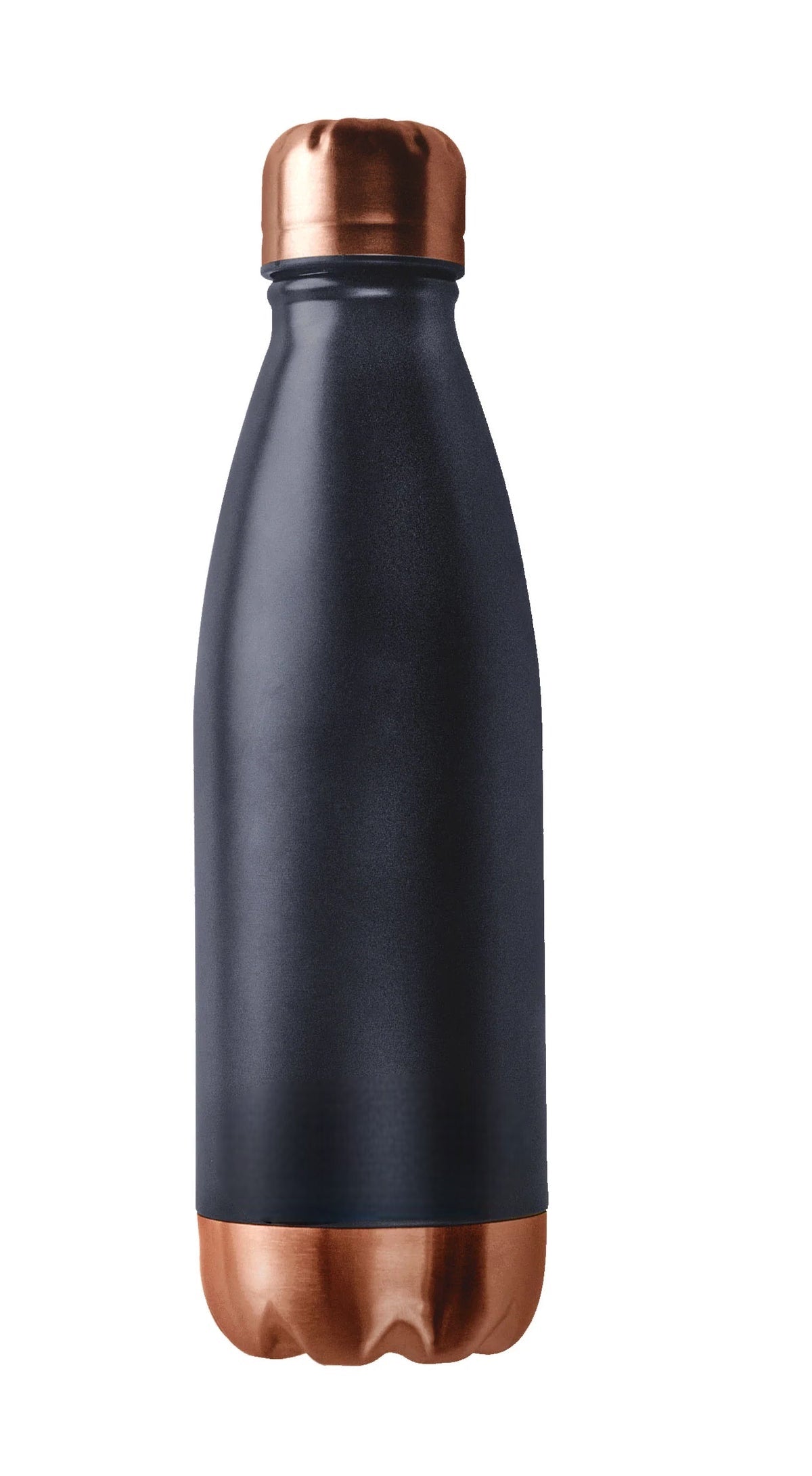 Bouteille d'eau personnalisée 17OZ - Noir/Cuivre 