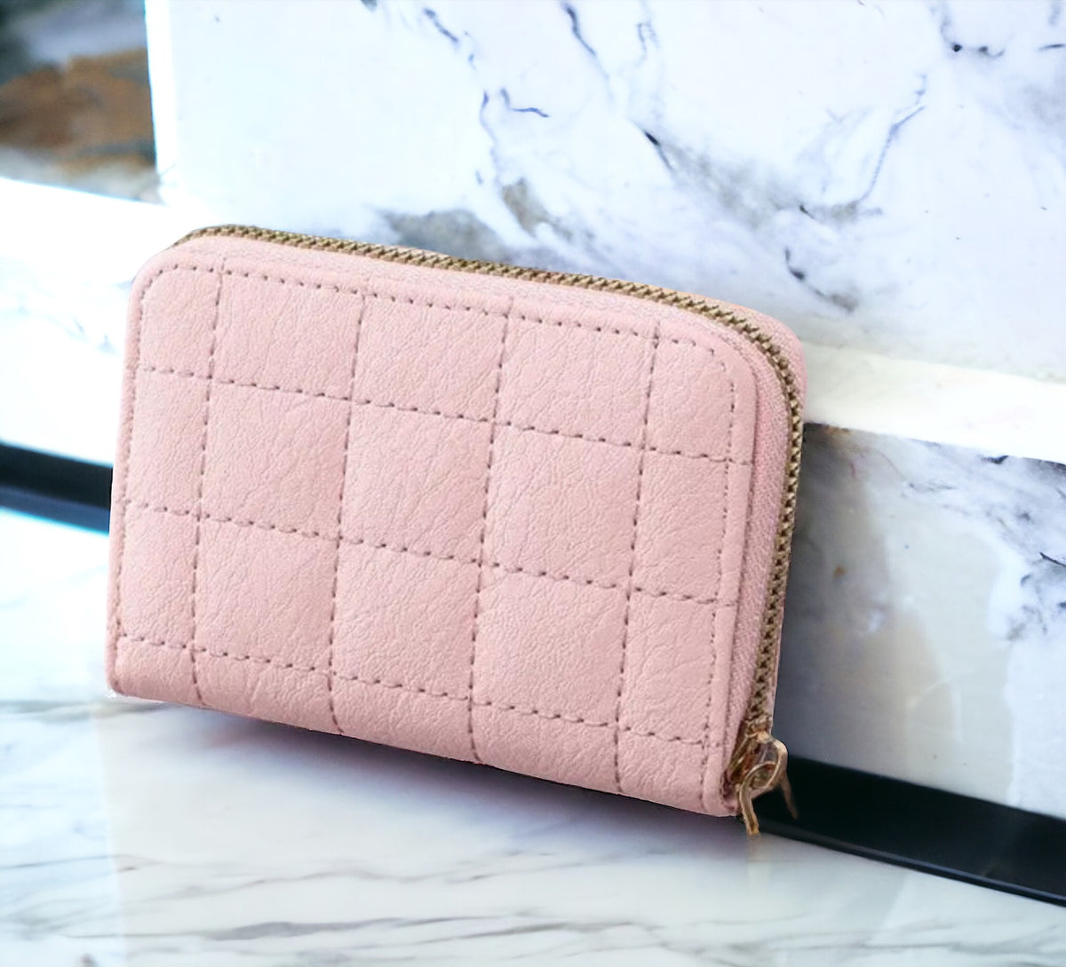 Coin Purse /  Zip Wallet  - pink