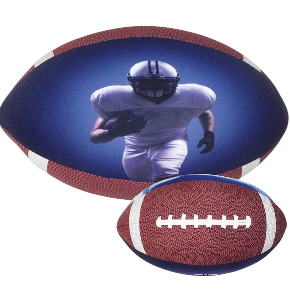 Football microbead plush pillow