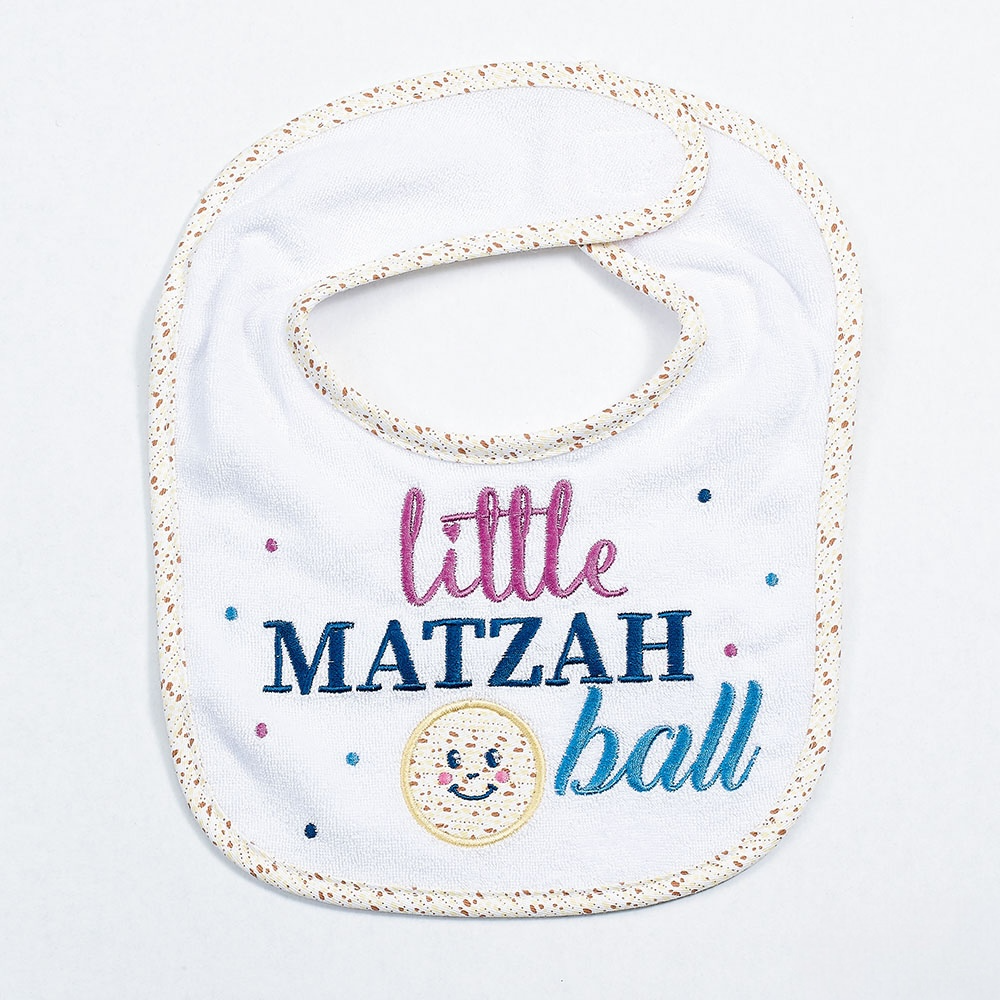 "Little Matzah Ball" Passover Bib