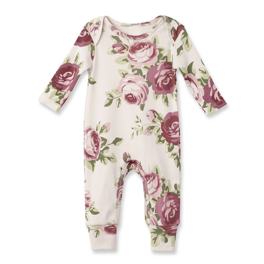 Cabbage Rose Cotton Sleeper