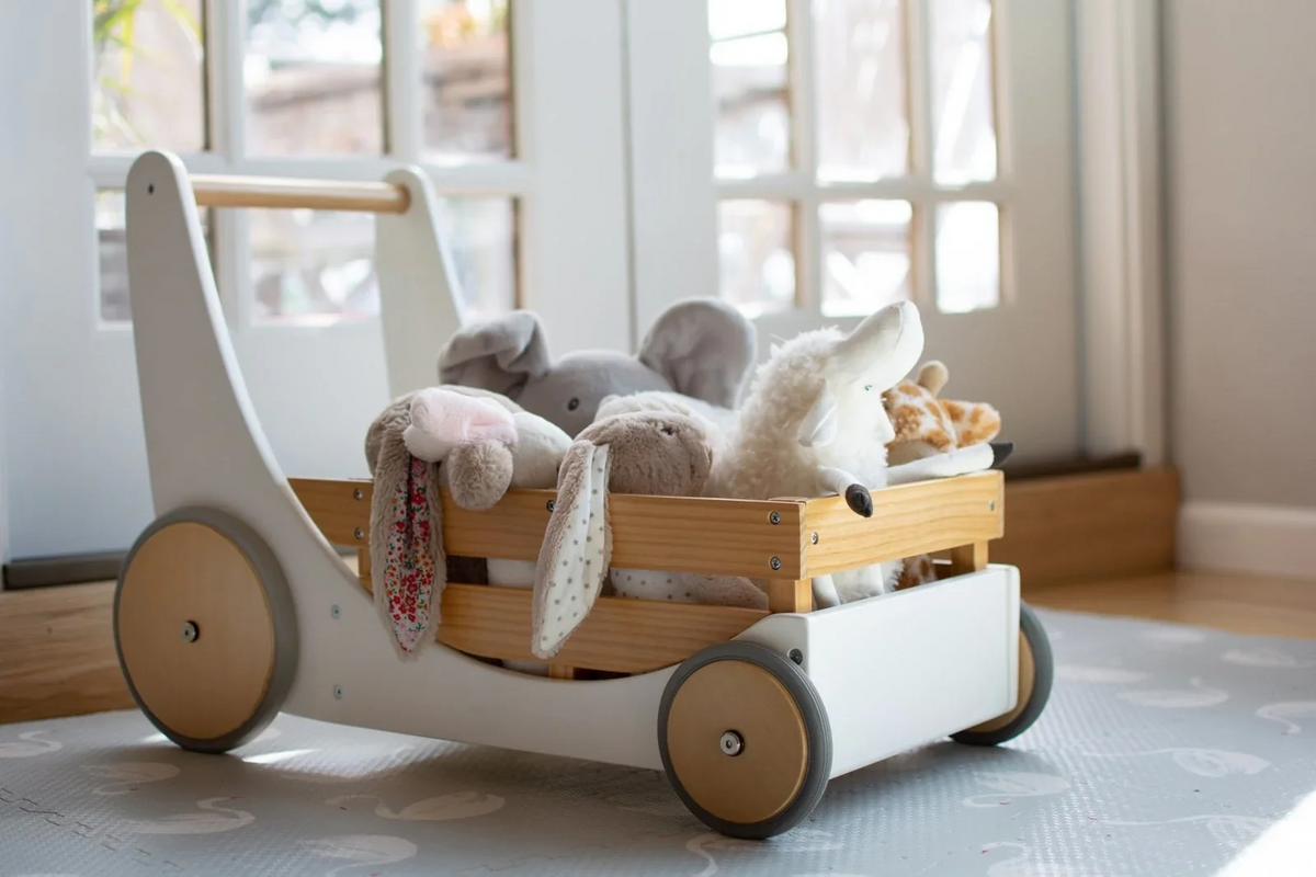 Cargo wooden walker