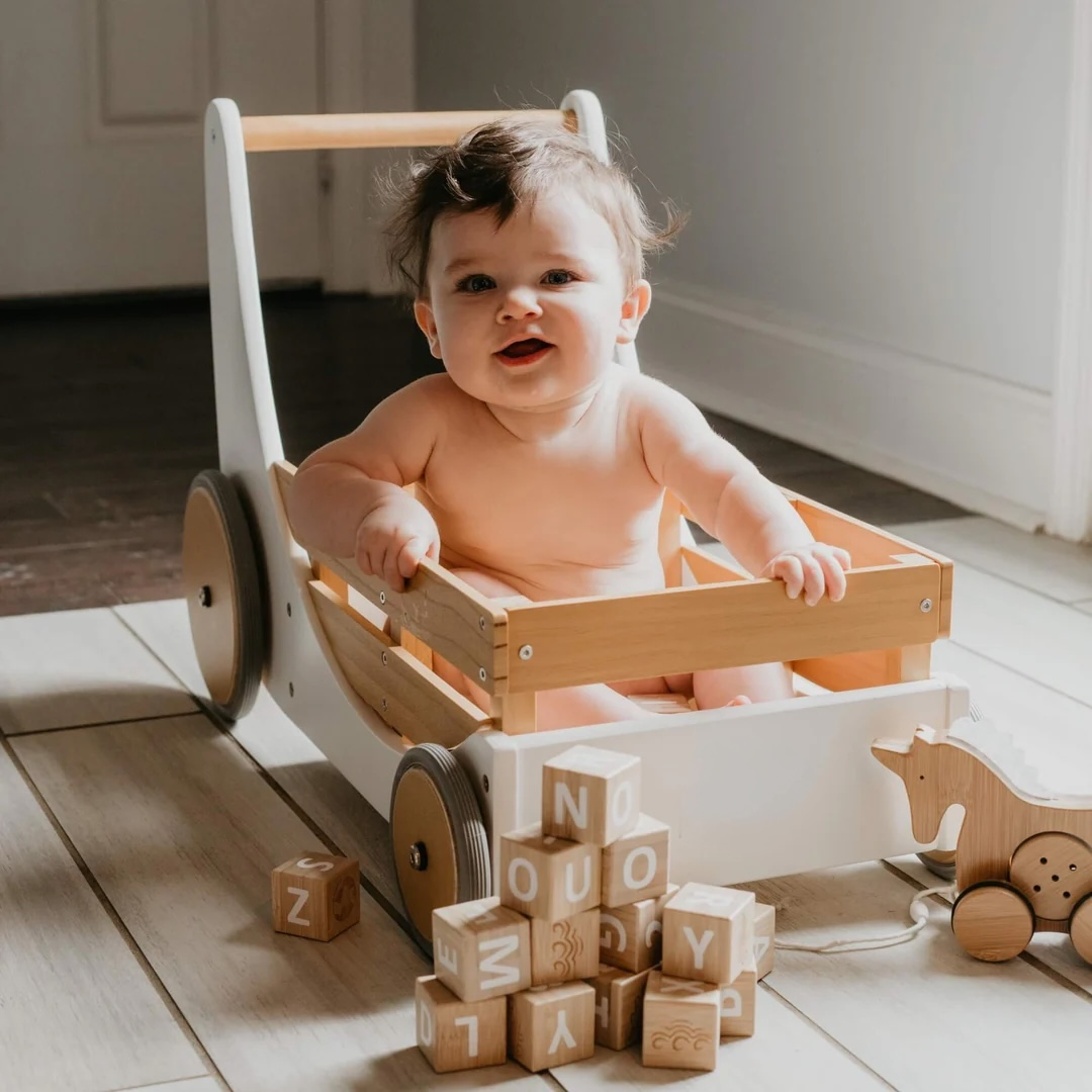 Cargo wooden walker