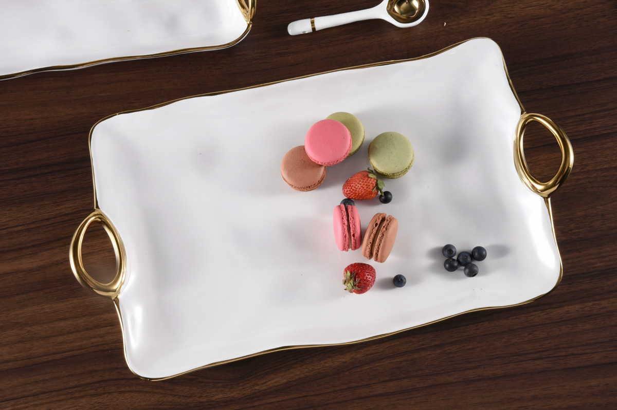 Pampa bay- Golden Handles Large Platter