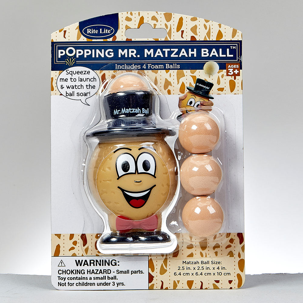 Popping Mr. Matzah Ball™ with 4 Balls