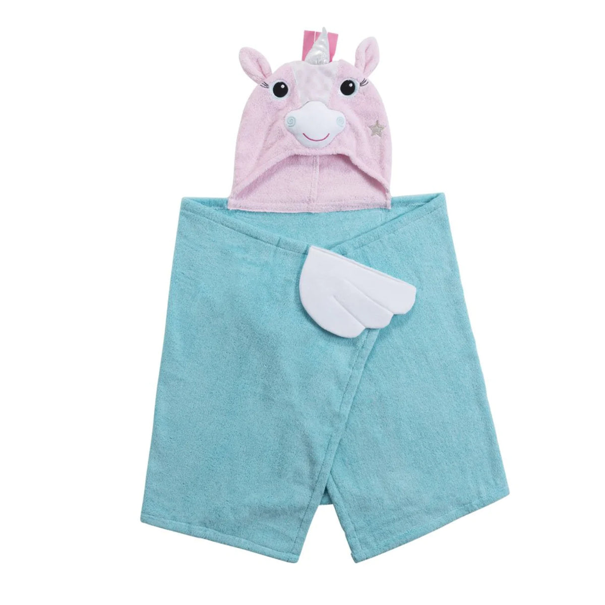 Personalized kids Bath Towel - Terry Hooded - UNICORN