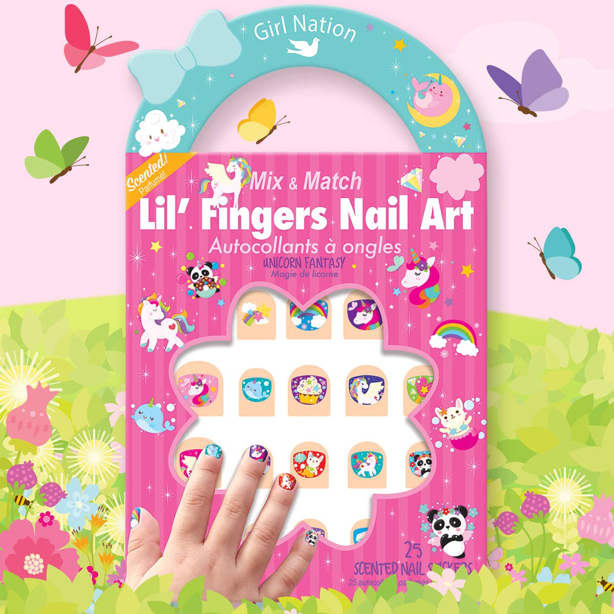 Lil' Fingers Nail Art Stickers- Unicorn Fantasy
