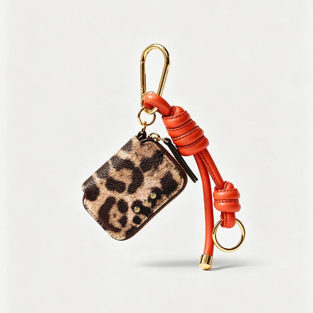 Clippable Card Wallet - leopard
