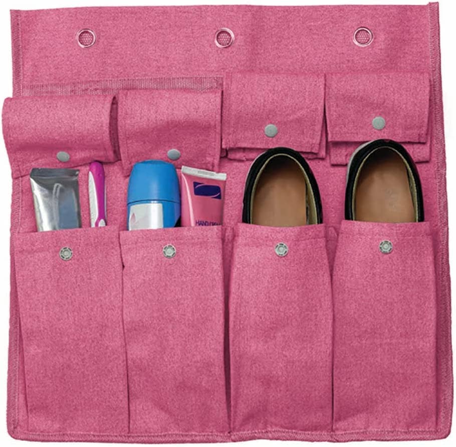 Organisateur de couchette suspendu - Rose