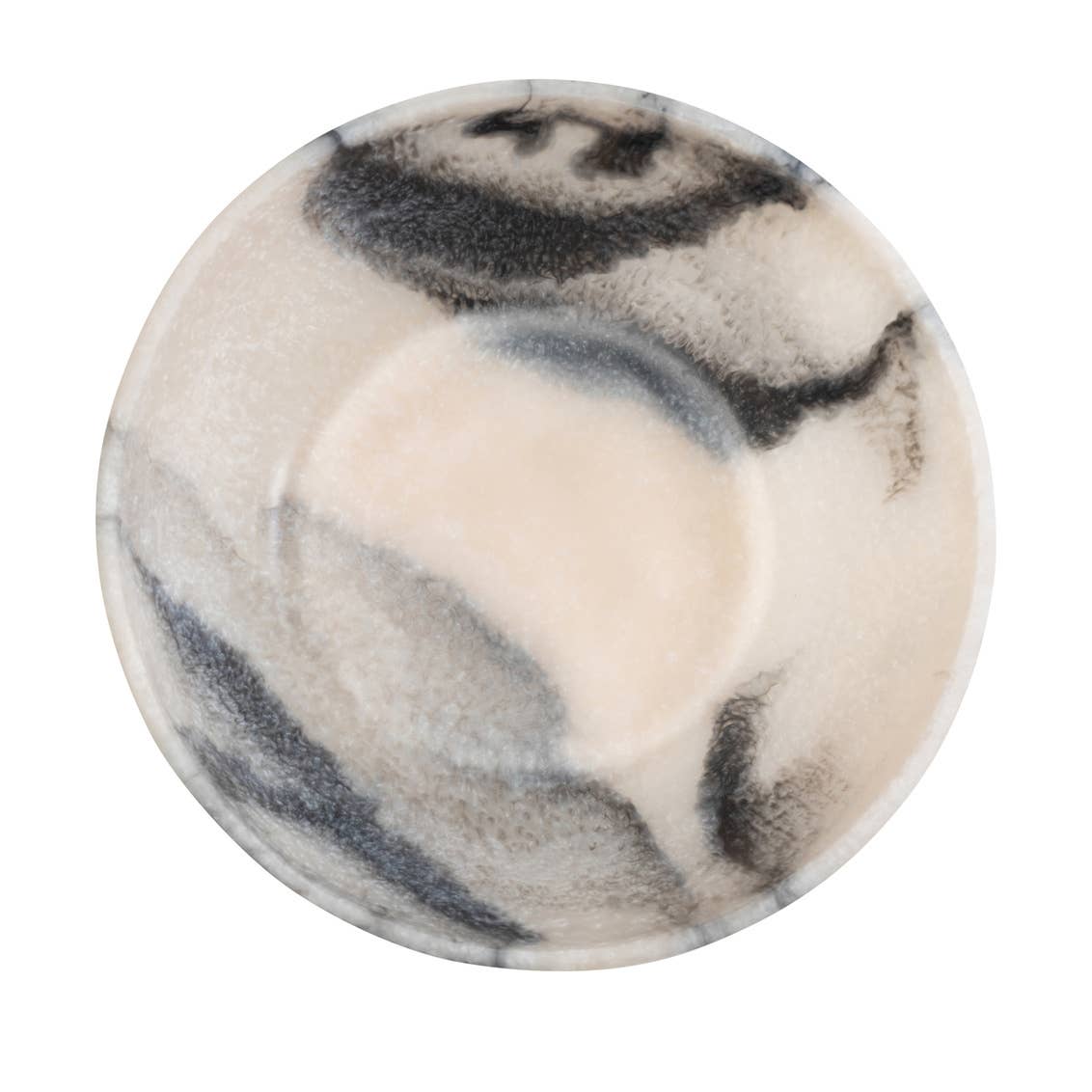 Lucente Resin Matte Salad Bowl - Grey