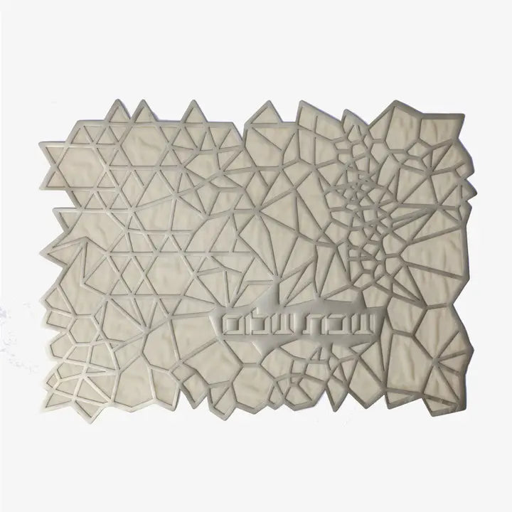 Challah Cover Geometric Champagne
