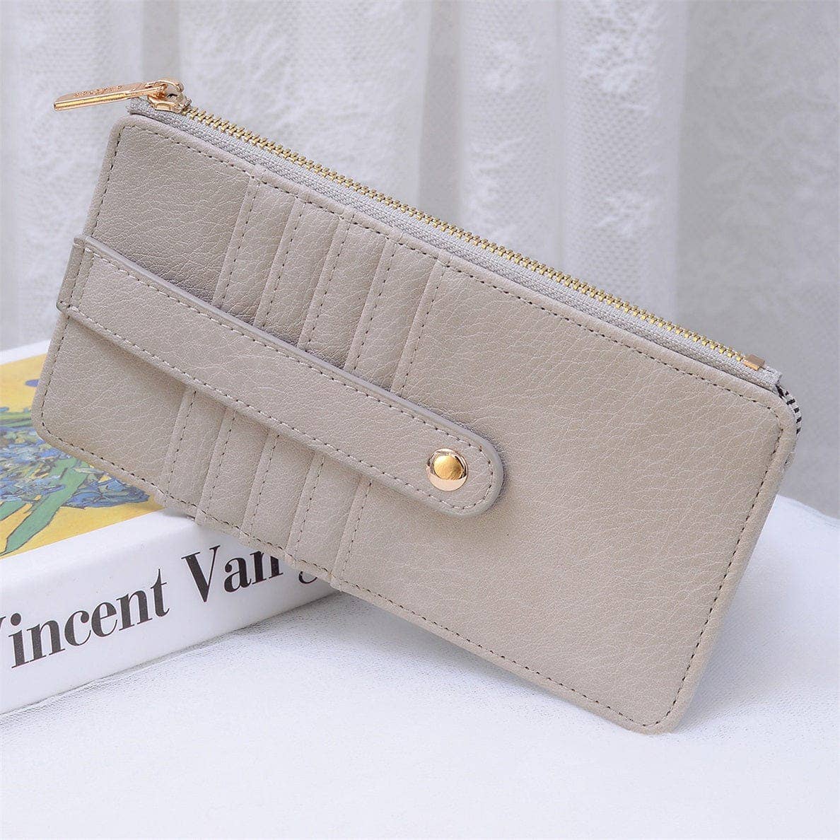 Slim Cardholder Wallet - stone