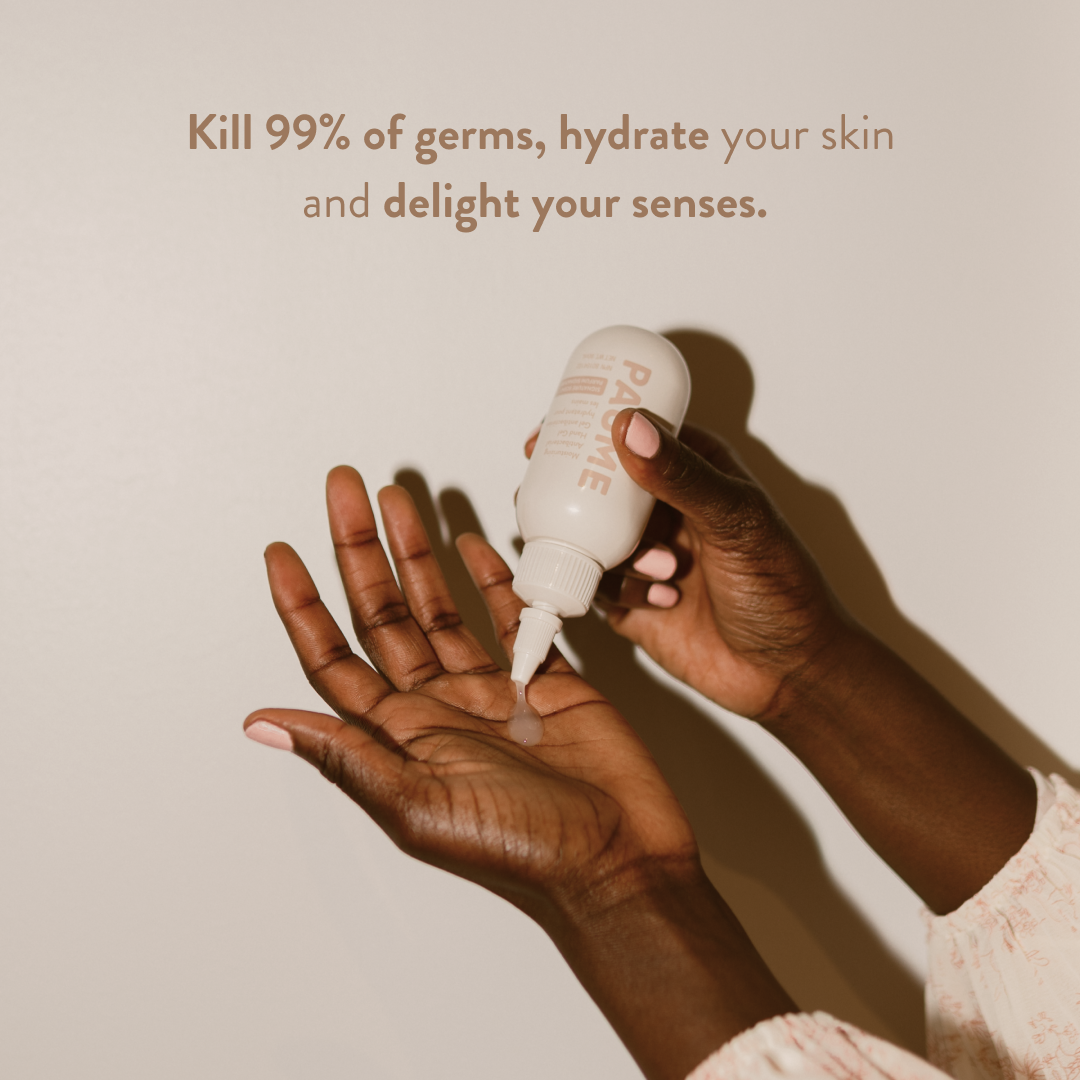 Gel hydratant antibactérien pour les mains Paume