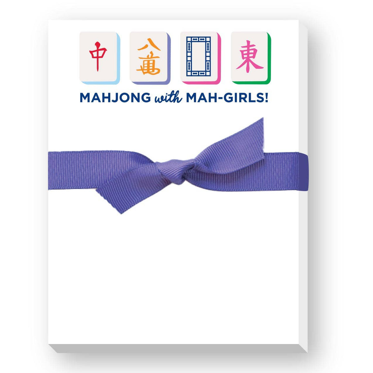 MAHJONG AVEC MINI CARNET DE NOTES MAH-GIRLS